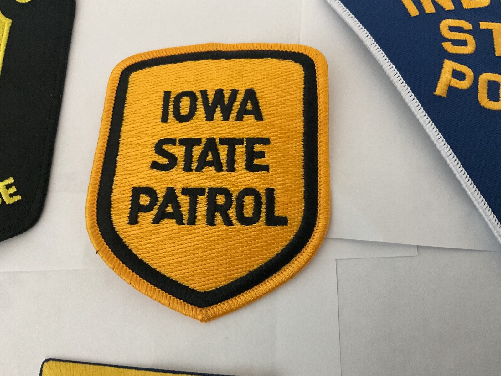 State Law Enforcement patches All different 10 piece set. All new.Full size