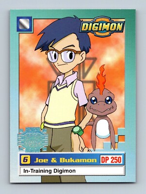 Digimon  - Joe & Bukamon 9 of 34 - EXCLUSIVE - Animated Series 1 Upper Deck 1999