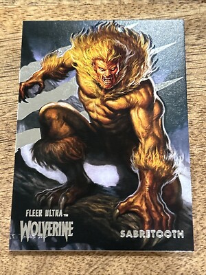 2023 Marvel Fleer Ultra Wolverine #81 Sabretooth