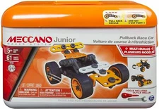 Meccano Junior Toolbox, Pullback Race Car, 5 Model Set
