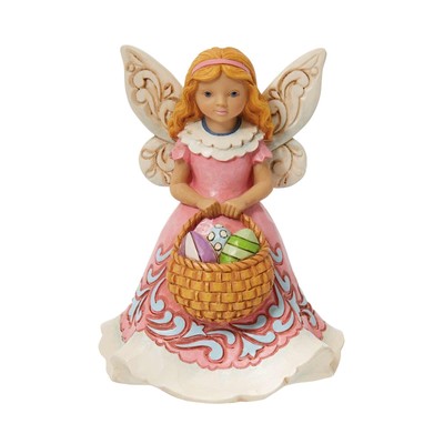 Jim Shore Springtime Fairy Easter Basket Figurine Heartwood Creek 6012437