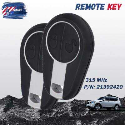 2* FOR VOLVO VNL SEMI TRUCK 2-GEN 630 670 780 880 Remote Key Fob 315MHz 21392420