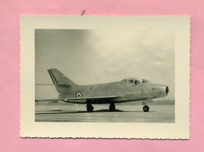 FOTO - MARRAKESCH BASIS / SIDI ZOINE - NAHAUFNAHME MYSTERE IV LUFTWAFFE