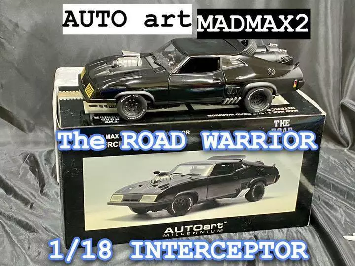 MAD MAX 2 THE ROAD WARRIOR INTERCEPTOR Model 1/18 AUTOart MILLENNIUM JAPAN  USED