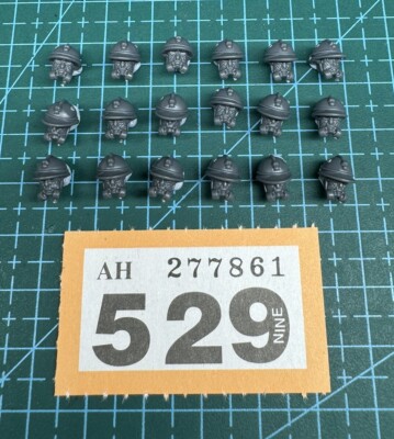 18 Les Grognards Köpfe Helm Militarum Wargames Atlantic 40K Bits Praetorian