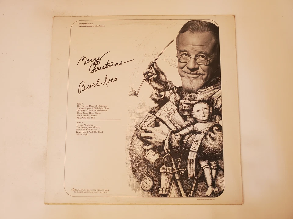 Burl Ives - Twelve Days of Christmas (Vinyl Record LP) - Image 2 of 2