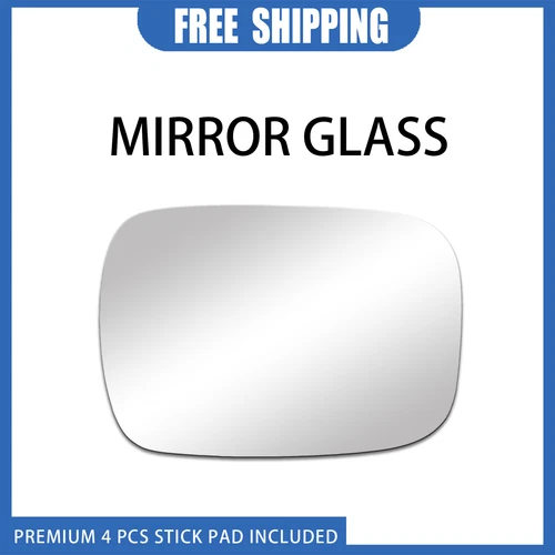 Mirror Glass Replace For 1981-1993 Dodge D250 Driver LH Side Adhesive Flat 2216