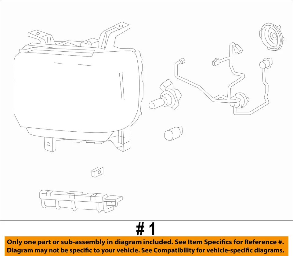 GMC GM OEM 14-15 Sierra 1500-Faro 23130718 Foto 2 de 2