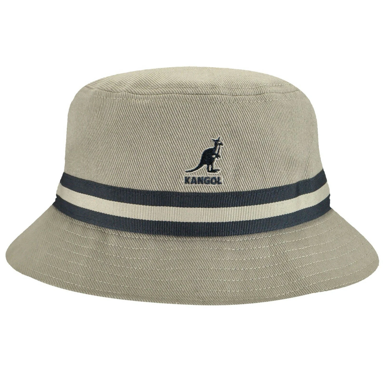Kangol Stripe Lahinch Bucket Hat Men's Summer K4012SP Grey Sizes: S - XXL
Opens in a new window or t