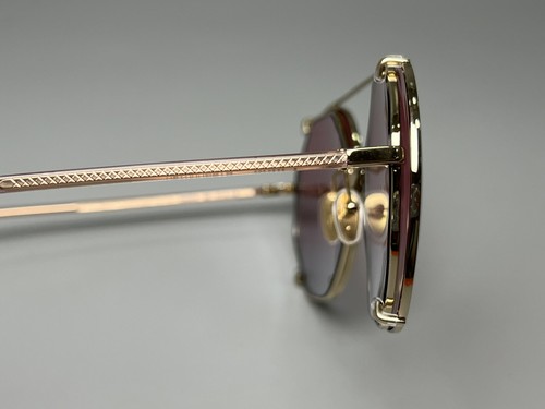 Nuevas Gafas de Sol Chloe Mujer CH0041S 004 Metal Dorado Habana Rosa 57-145 Italia - Imagen 12 de 18