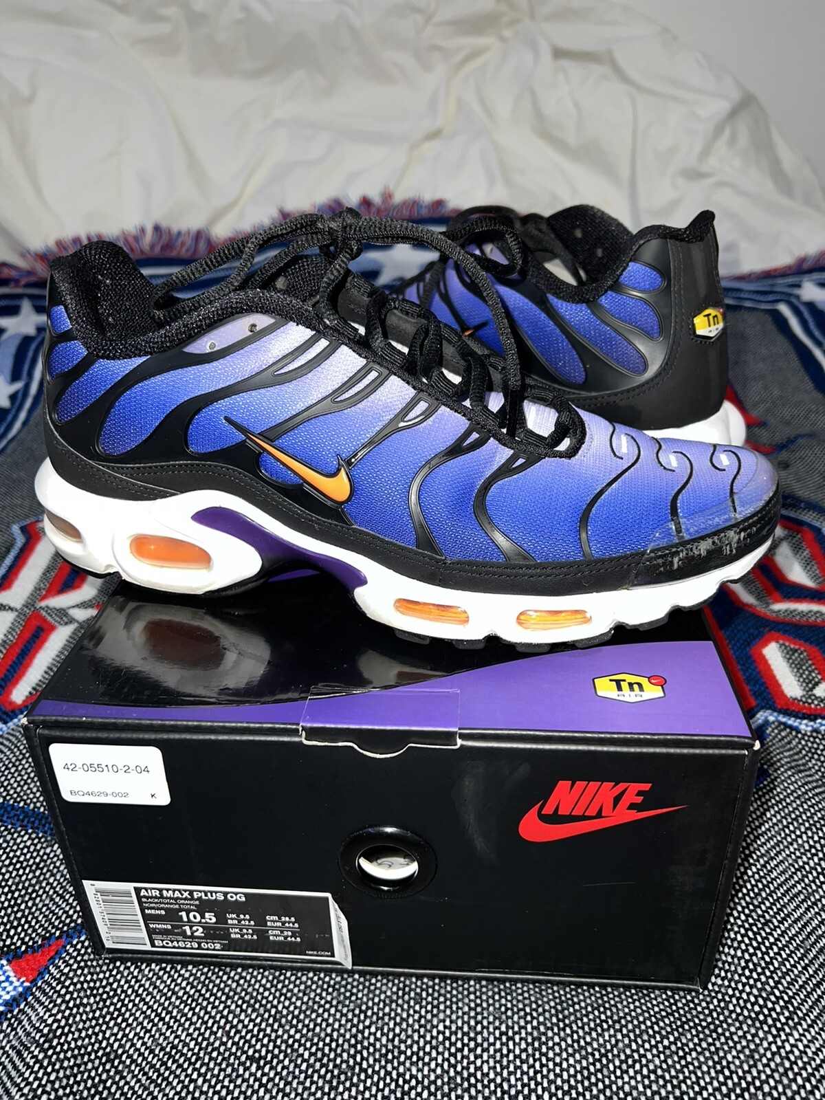 Size 10.5 - Nike Air Max Plus Voltage Purple 2018 for sale online | eBay