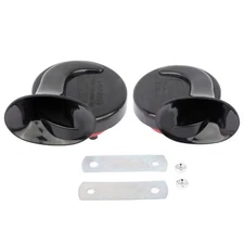135DB Dual Tone Electric Snail Air Sire Horn Kit For Trumpet Train Car Truck New