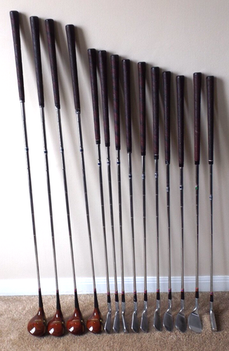 Wilson Sam Snead Blue Ridge 2-SW Iron Set , Putter & 1 , 2 , 3 & 4 Wood Set. - 第 1/11 張圖片