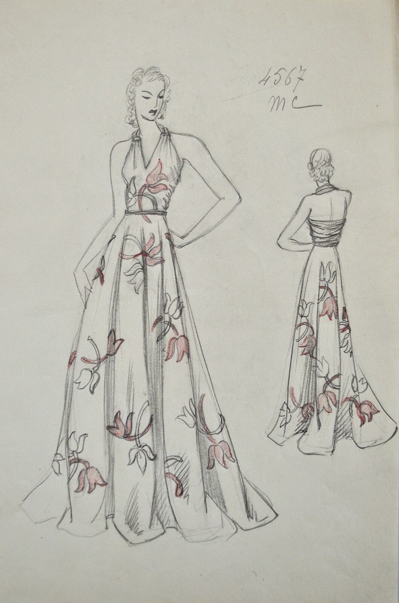 Illustration Dibujos De Vestidos De Novia A Lapiz DiseÃ±os Moda