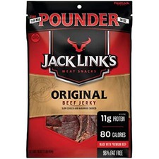 Jack Link's Meat Snacks Beef Jerky, Original, 16 Ounce Pack of 1
