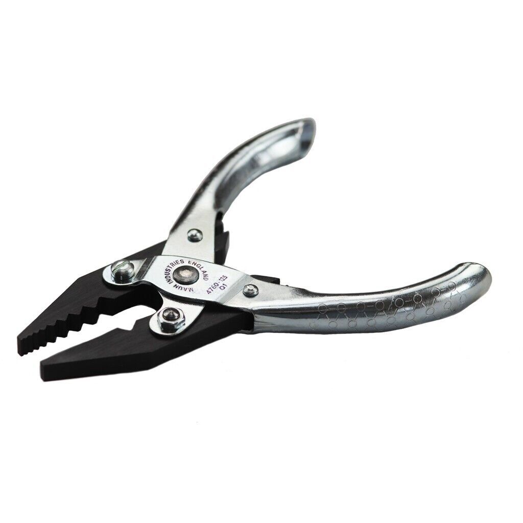 Parallel Plier V-Notch 0.4-6.0mm Jewellery Wire Holding 125mm Maun 4760-125