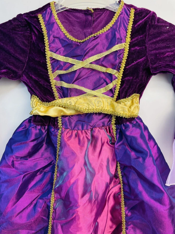 Girls Princess Dress Size 6/8 Rapunzel/Renaissance Play Costume - Image 2 of 4