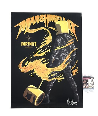 Marshmello マシュメロ　直筆サインポスター s-l400.jpg