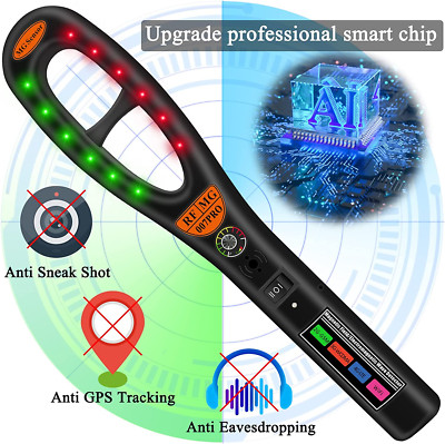 GPS Tracker Finder Hidden Camera Detector Anti Spy Bug Scanner GSM Audio Device