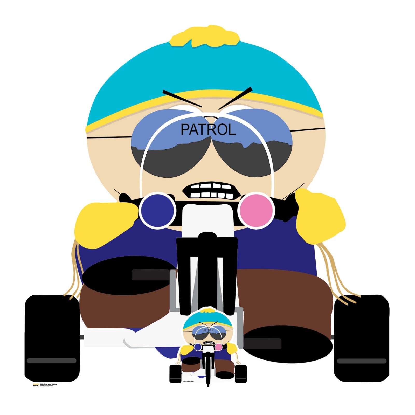 Cartman the Cop from South Park Lifesize Cardboard Cutout with Free Mini Standee