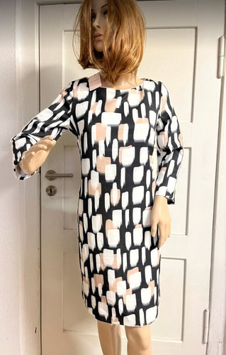 NEU ETUIKLEID GRAFIKPRINT 34 38 40 42 46 ALBA MODA weiss bedruckt 100€ *30680526 - Bild 9 von 11