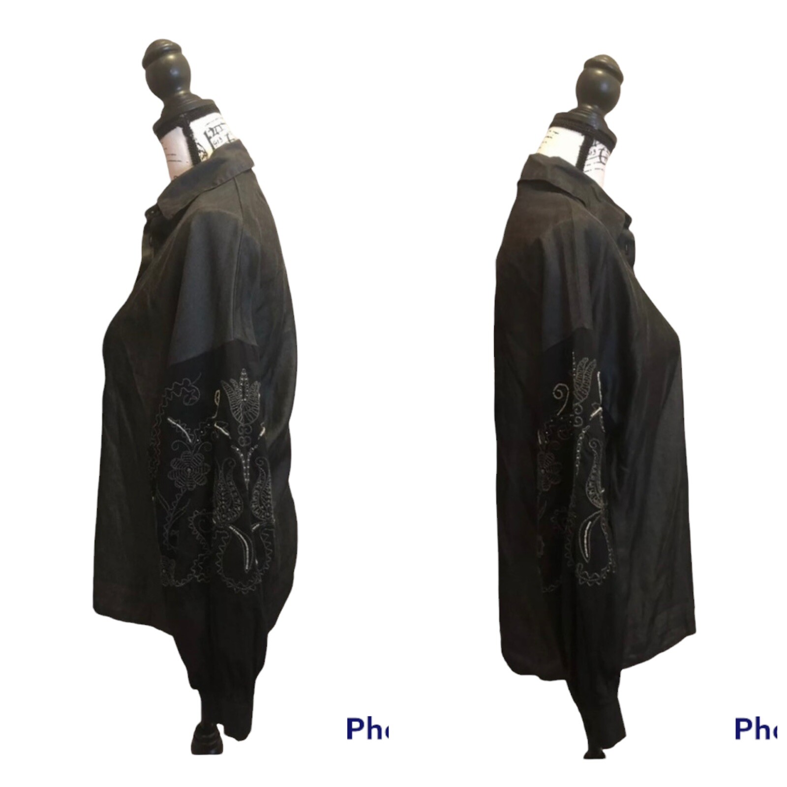 ZARA Blouse Basic Collection Shirt Button Down Bl… - image 3