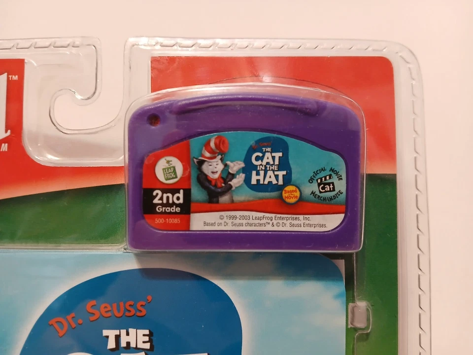 LeapPad Learning System - The Cat In The Hat 2nd Grade NEW! Book + Cartridge - Image 2 of 4
