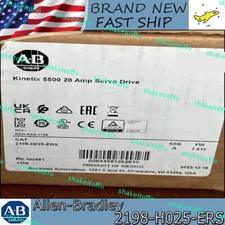 Factory Sealed AB 2198-H025-ERS Kinetix 5500 20 Amp Servo Drive AB