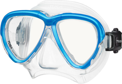 Tusa Intega Mask Scuba Diving, FreeDiving, Snorkeling Fishtail Blue M-2004-FB