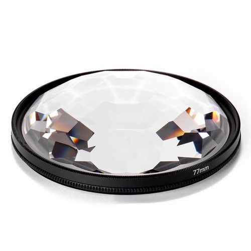 77mm Kaleidoscope Prism Lens Filter Photography Prism Glass Effect Filter U0Y3 - Picture 4 of 11