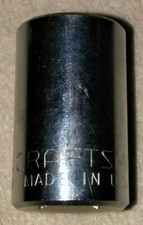 CRAFTSMAN 47507 11/16" SAE 1/2" DRIVE 12 POINT -EE- SOCKET USA