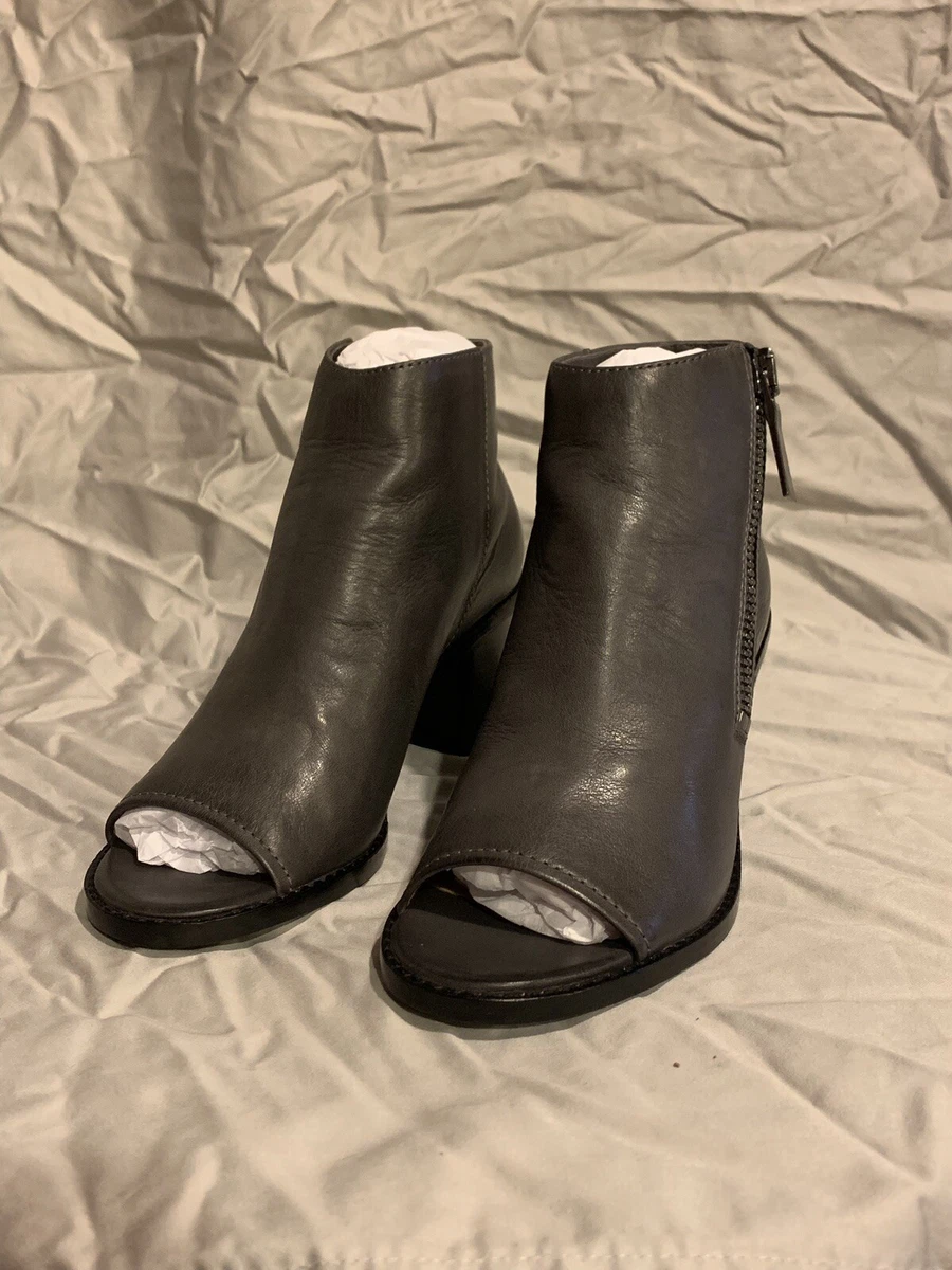 FRYE 73590 Womens Brielle Zip Peep Bootie Boot Size 6.5 eBay
