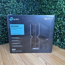 TP-Link BE9300 Tri-Band WiFi7 Router Archer BE550 6-Stream 9.2Gbps Black