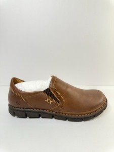 Born Caleb Mens Leather Slip On Moc Loafer Driving Shoes Brown Size 9.5M Men main image 2