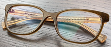 Coach Eyeglasses HC 6072 5328 Brown Glitter Crystal Brown Frame 52-17-135 Women