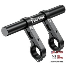 Motorcycle Handlebar Clamp Mount Bar Long Version,Dual-Pillar Aluminum