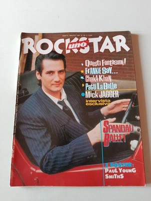 Rockstar N.56/1985 Spandau Ballet Mick Jagger+Poster Paul Young/The Smiths