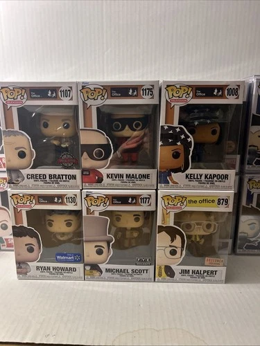 Funko Pop! The Office Lot Of 12 Creed,Kevin,Kelly,Ryan,Jim,Dwight,Mose,Angela