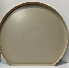 Vintage XLarge Rubbermaid Lazy Susan Turntable JFO-2719 Almond 21" Gently Used