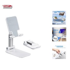 Cell Phone Stand, Angle Height Adjustable Cell Phone Holder with Silicon Pad ...