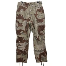 Desert Combat Trouser Military Chocolate Chip Camo BDU Pants Men Small Short