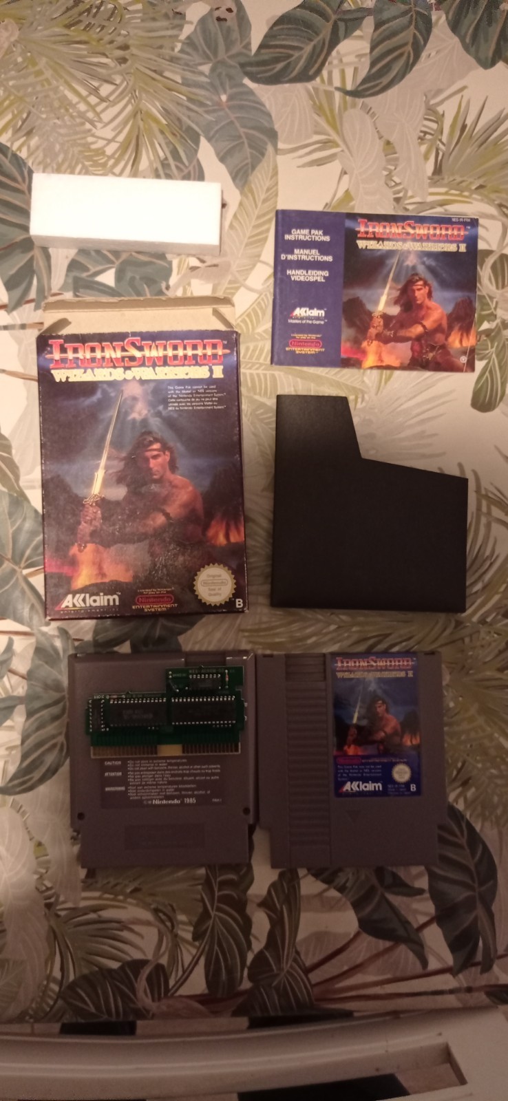 Iron Sword wizards and warriors 2 NINTENDO NES - FRA complet Aklaim