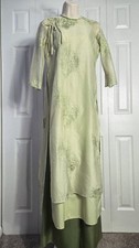 Modern Ao Dai With Pants, Vietnamese Ao Dai Cách Tân Set Size L