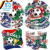 Yeahboom 50 StüCk Wm 2026 Partygeschirr Set,Wm 2026 Fussball Party Geburtstag De