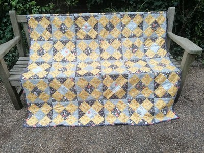 Patchwork Quilt Decke Überwurf Tagesdecke  