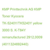 Kmp Toner Kyocera TK-5240Y/TK5240Y Yellow 3000 S. K-T84Y Remanufactured 2912,000