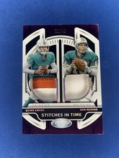 2025 Panini Certified Quinn Ewers Dan Marino Stitches In Time Dual Patch 12/40