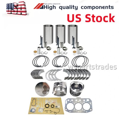 Overhaul Rebuild Kit for Yanmar 3TNV70 Engine Excavator VIO15-3 VIO10-2 VIO15-2A