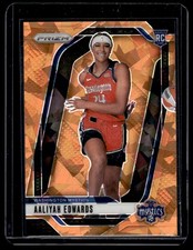 Aaliyah Edwards Rookie Orange Ice Image Variation #142 2024-25 Panini Prizm WNBA