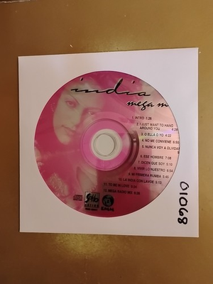#ad INDIA: Mega Mix CD 1996 RMM Pre owned C D Disc Only $5.00
